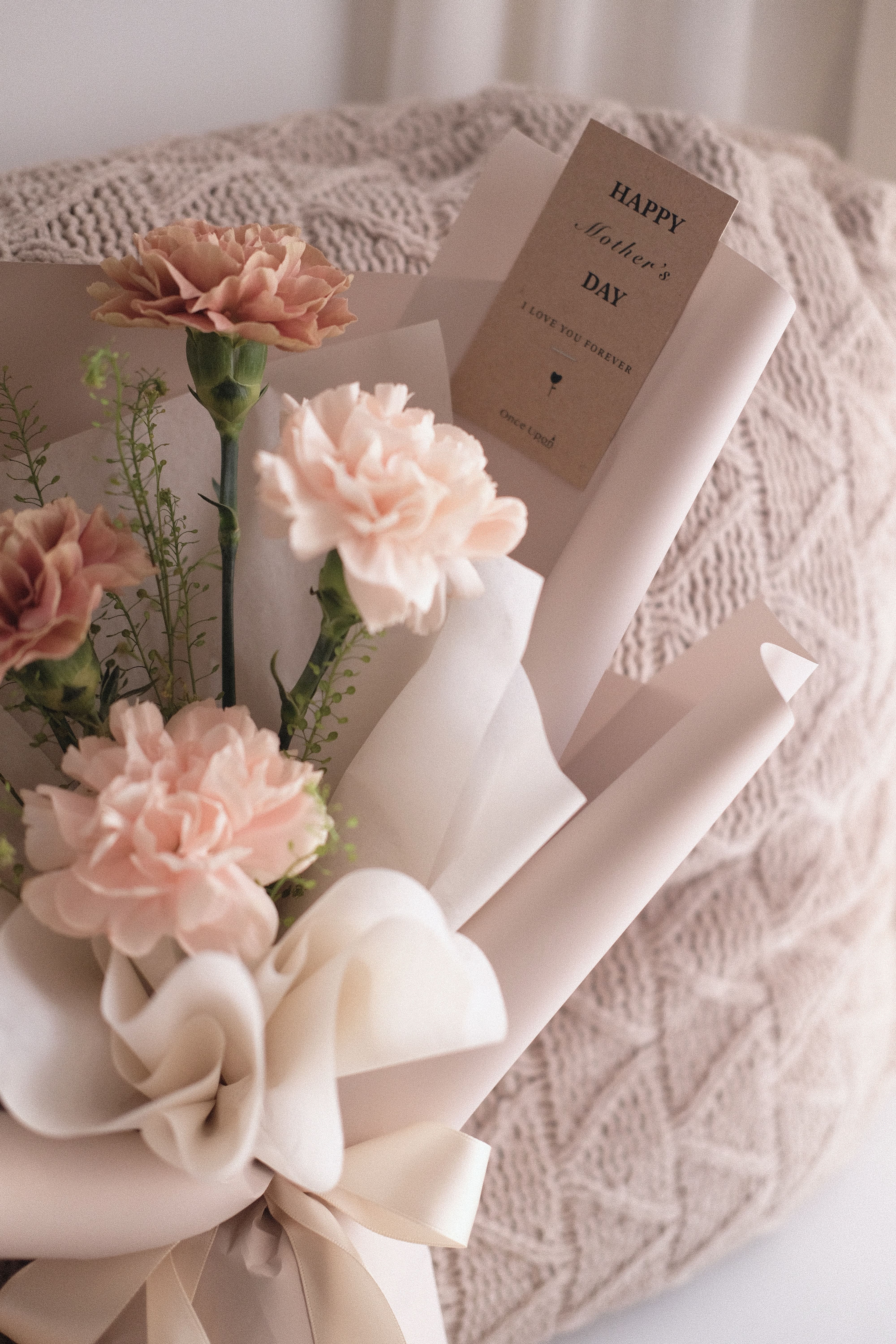 (M02)雙色康乃馨花束