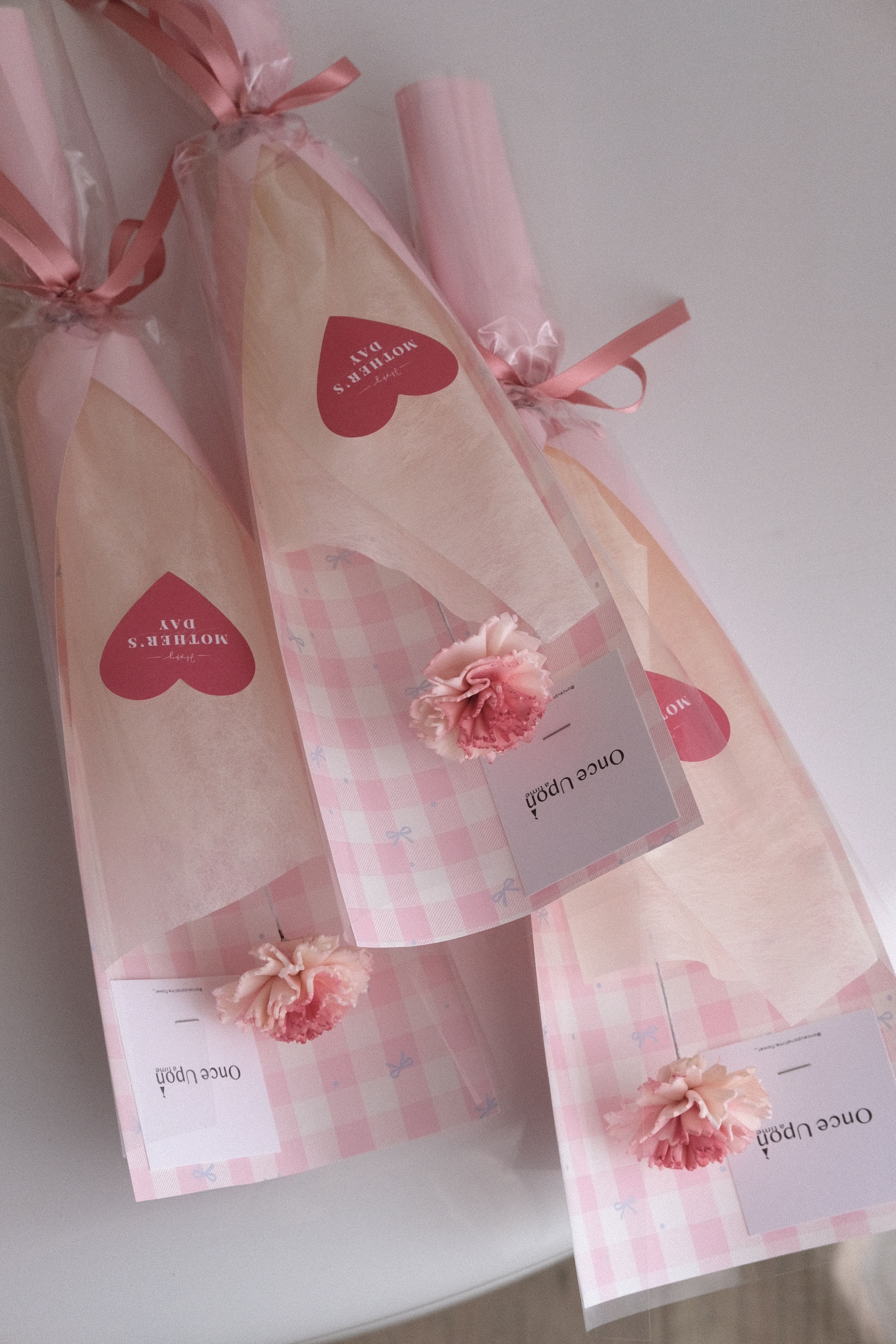 (M08)單支索拉康乃馨（粉） 