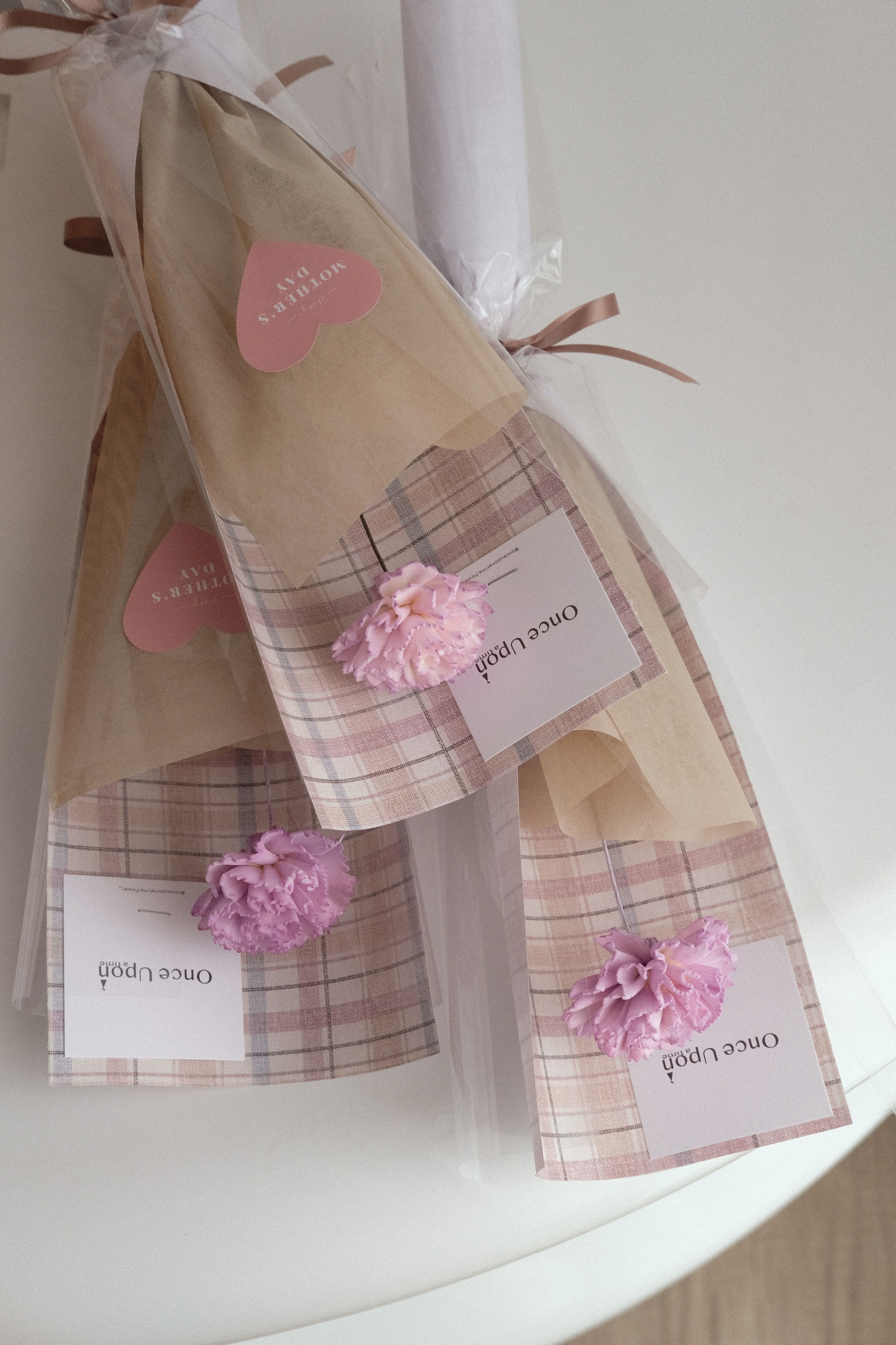 (M08)單支索拉康乃馨（粉） 